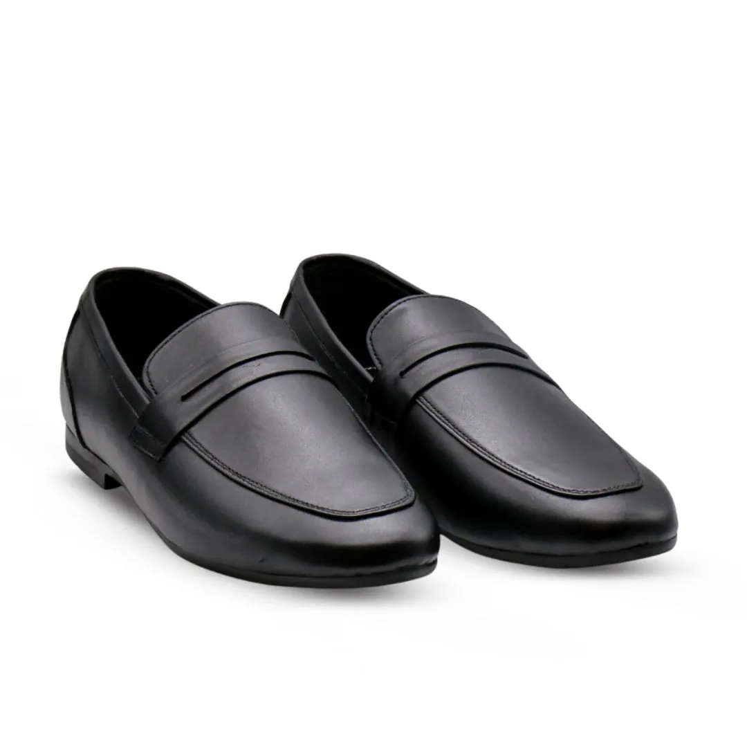 Classic Black Loafers︱Royele Leather