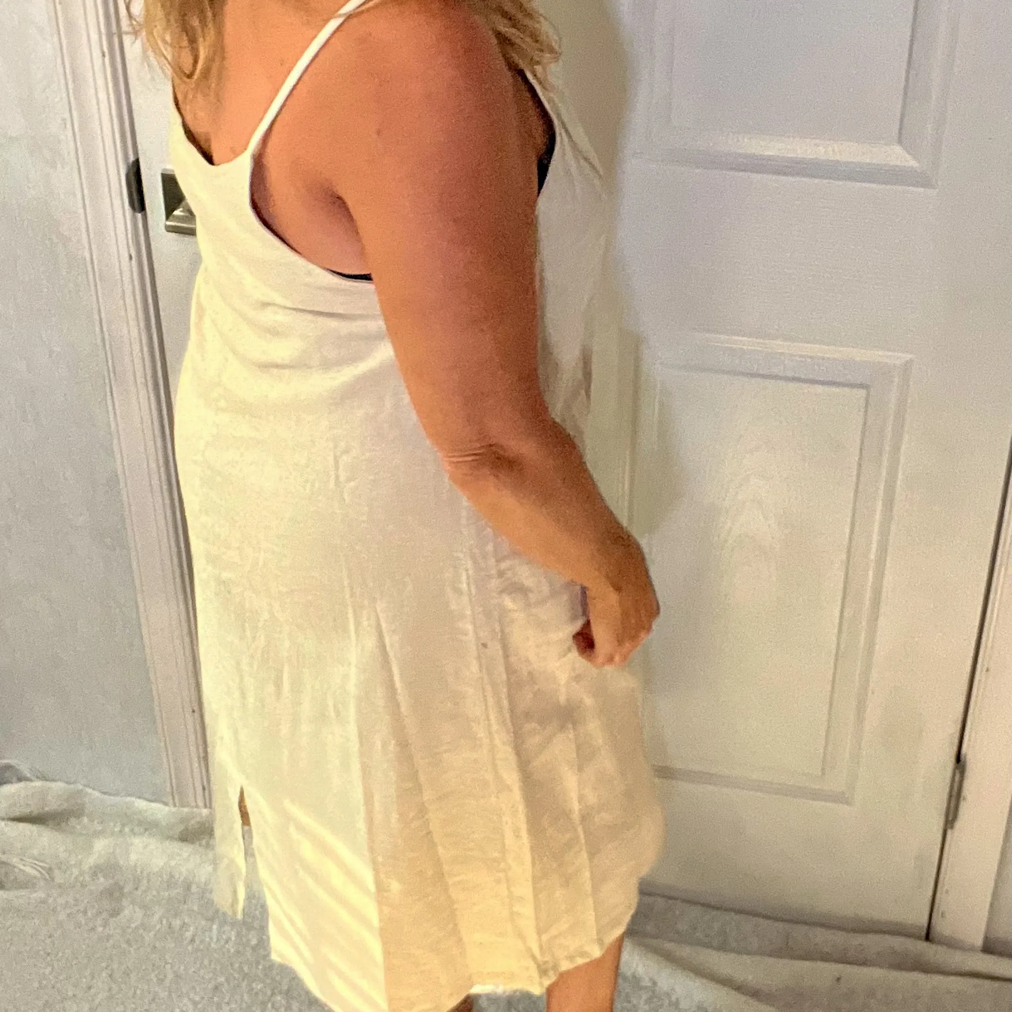 Coastal Life Sleeveless Thin Strapped Linen Blend Long Dress