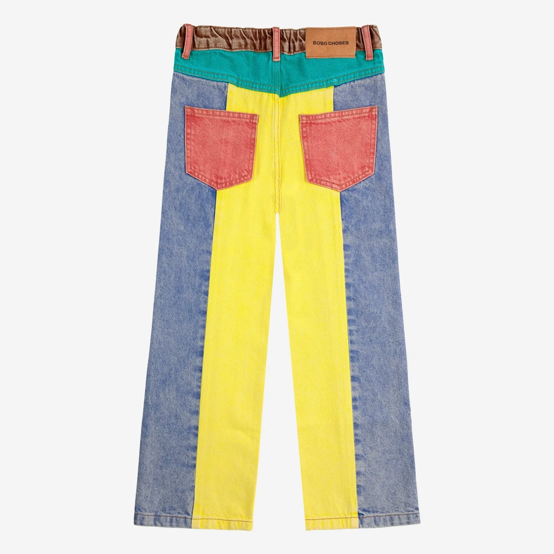 Colour Block Denim Pants by Bobo Choses