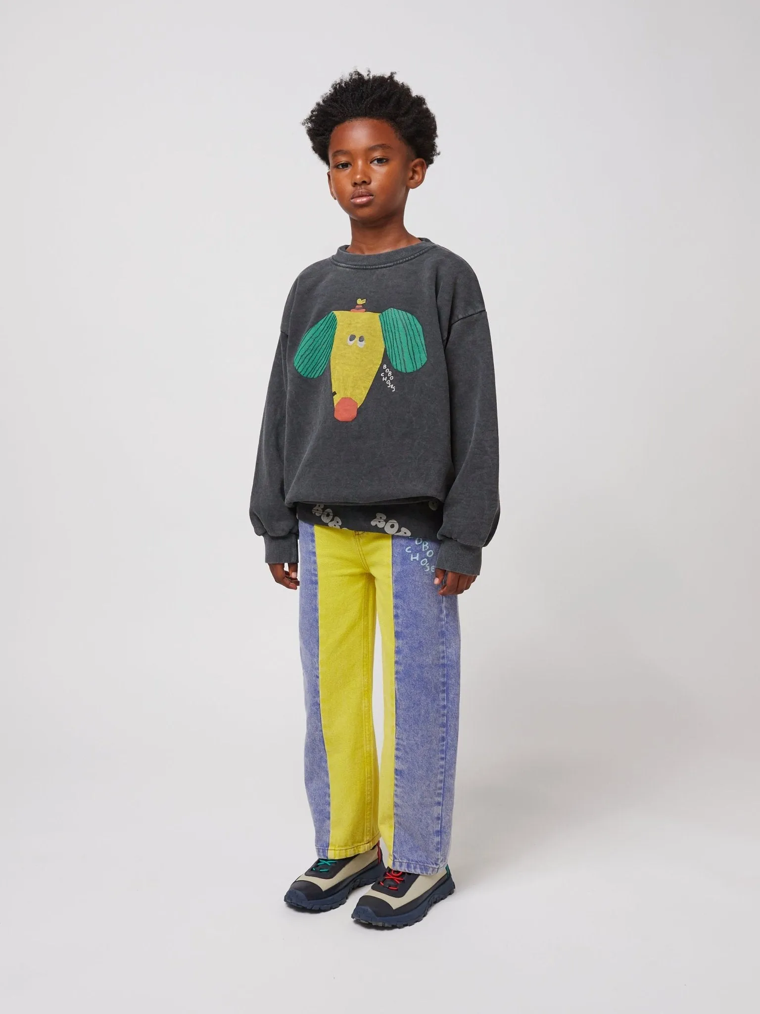 Colour Block Denim Pants by Bobo Choses