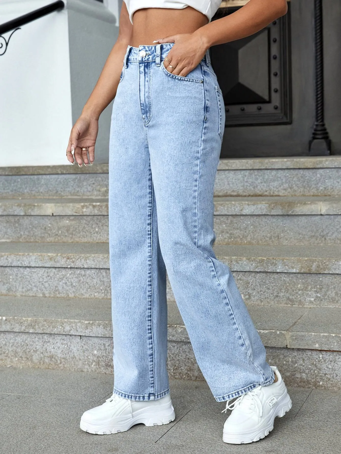 Comfy Chic High-Waist Jeans