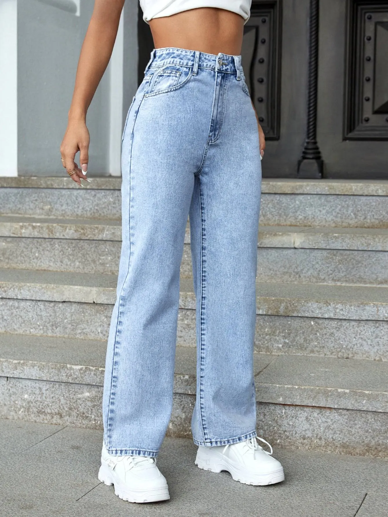 Comfy Chic High-Waist Jeans