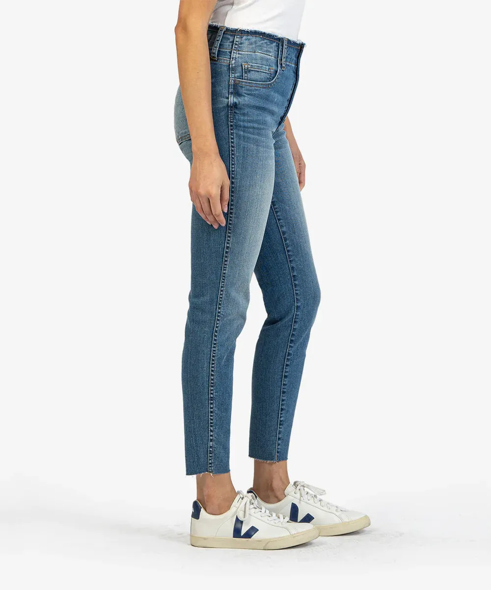 CONNIE SLIM FIT HIGH RISE FAB AB SKINNY (EDUCATED WASH)
