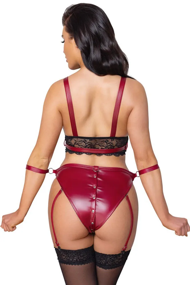 Cottelli Bondage Red Set