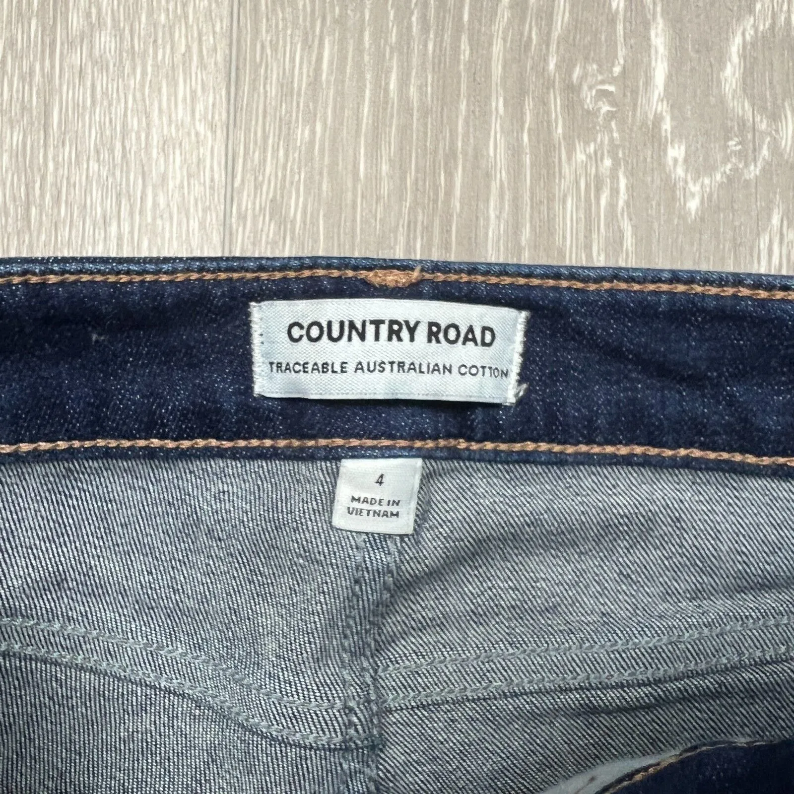 Country Road Womens Blue Skinny Jeans Size 4