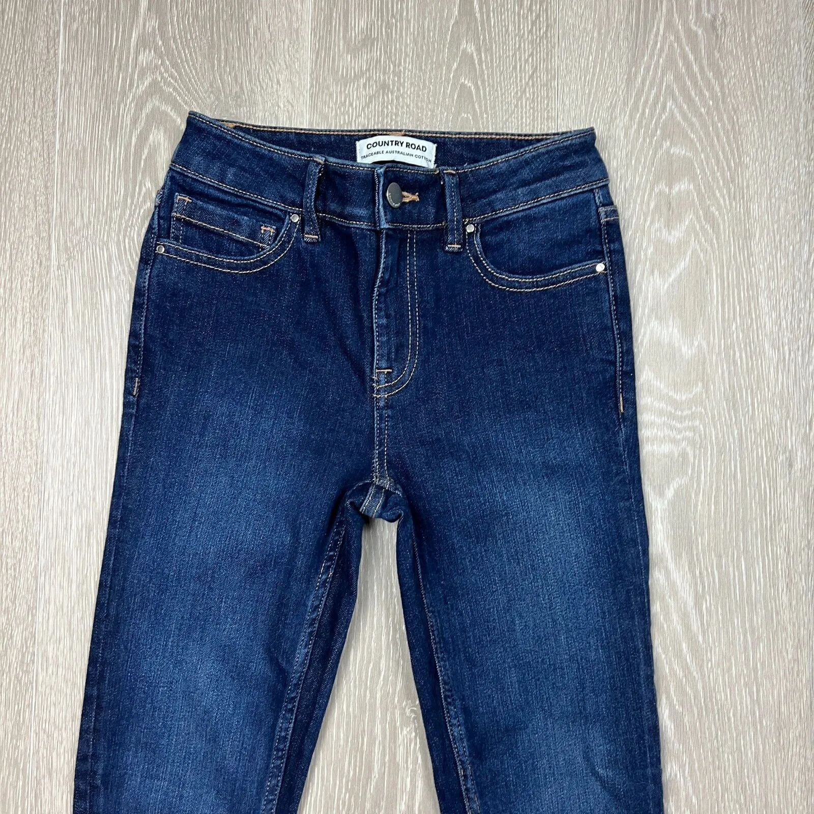 Country Road Womens Blue Skinny Jeans Size 4