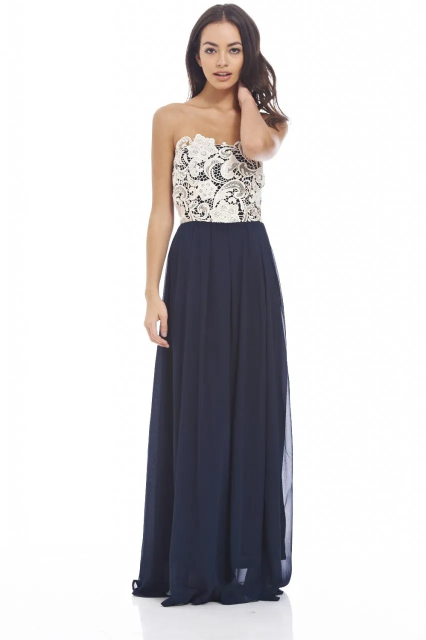 Crochet Boobtube Maxi Dress