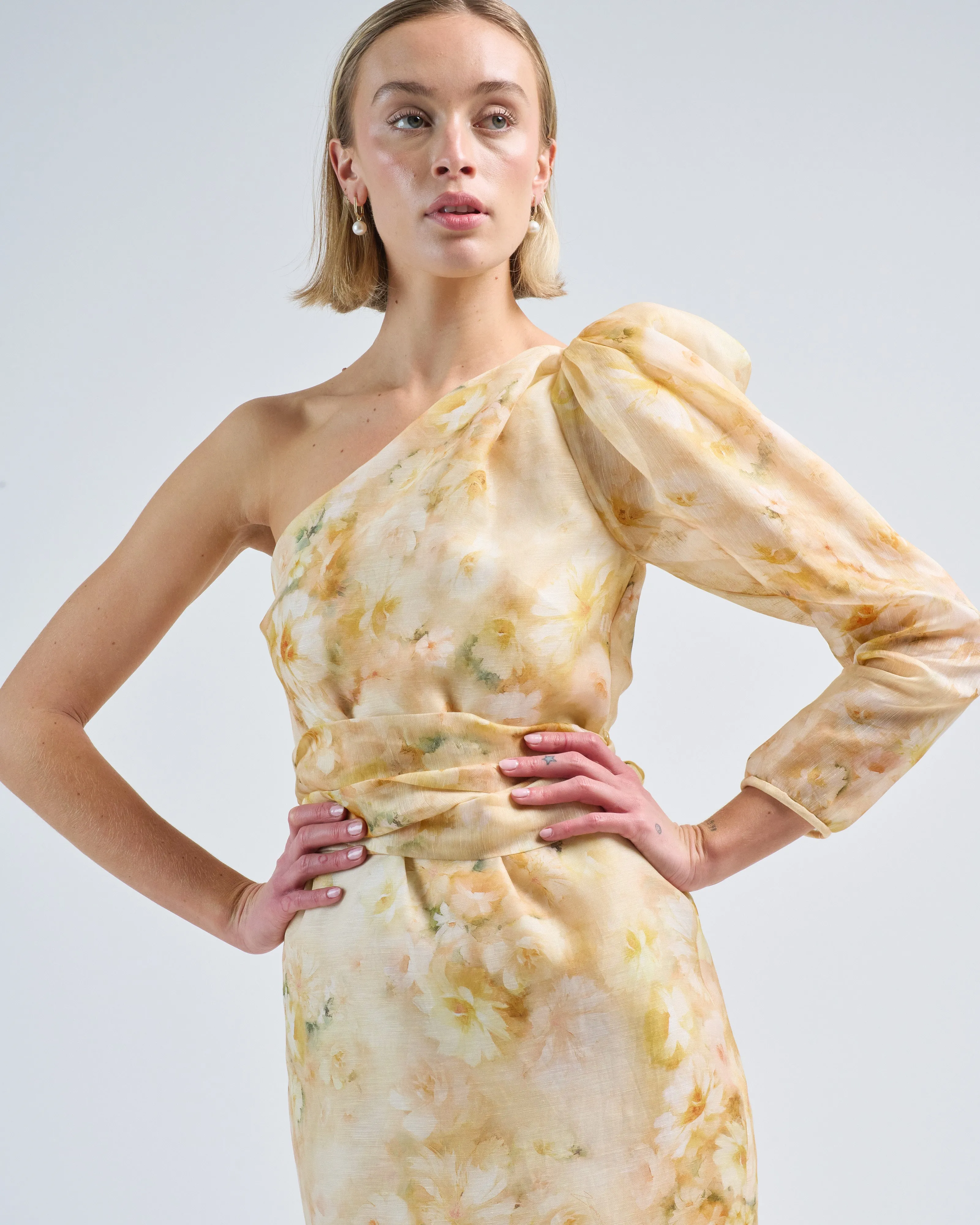 crush asymmetrical midi dress