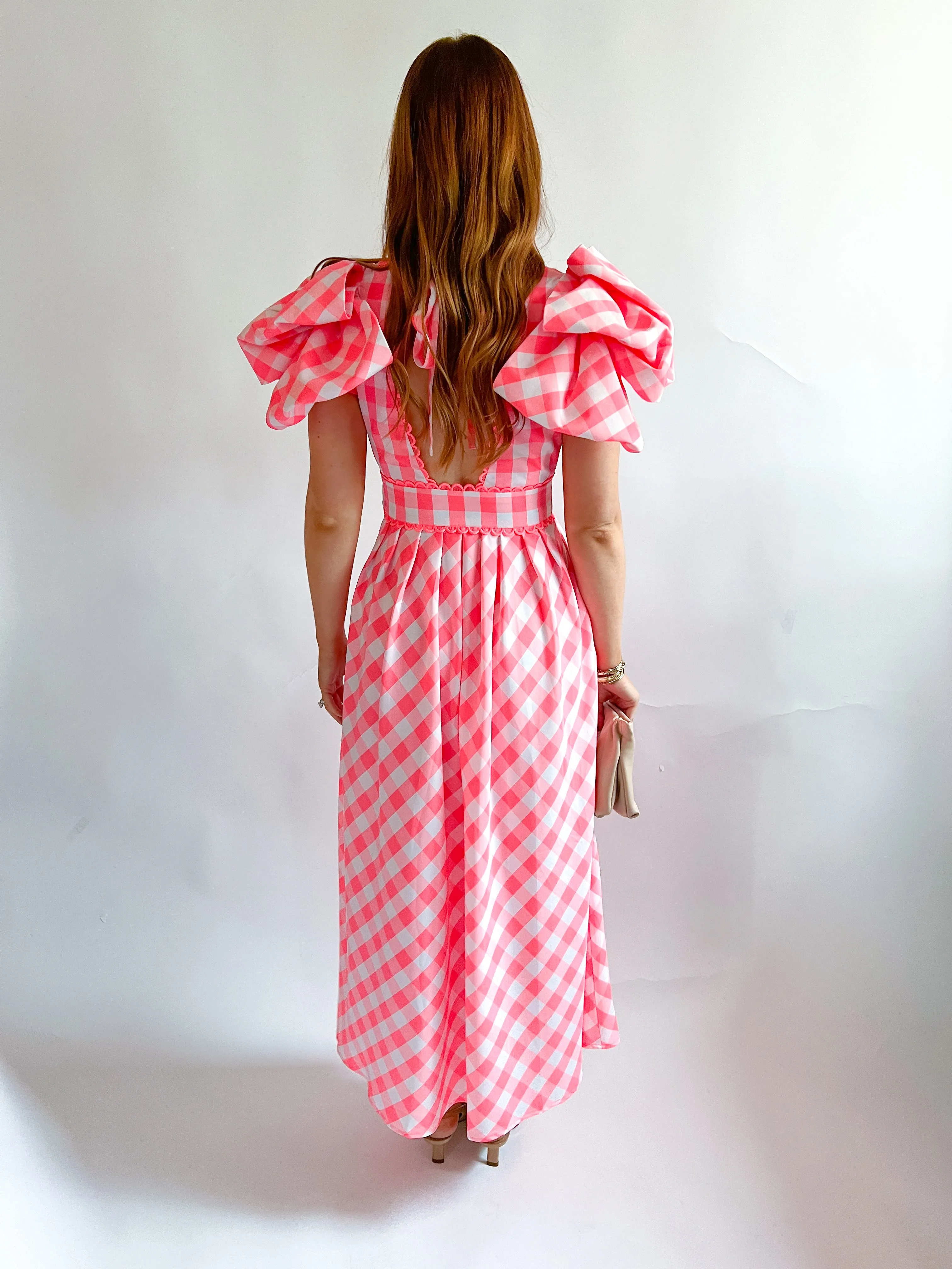 Curazao Vichy Midi Dress