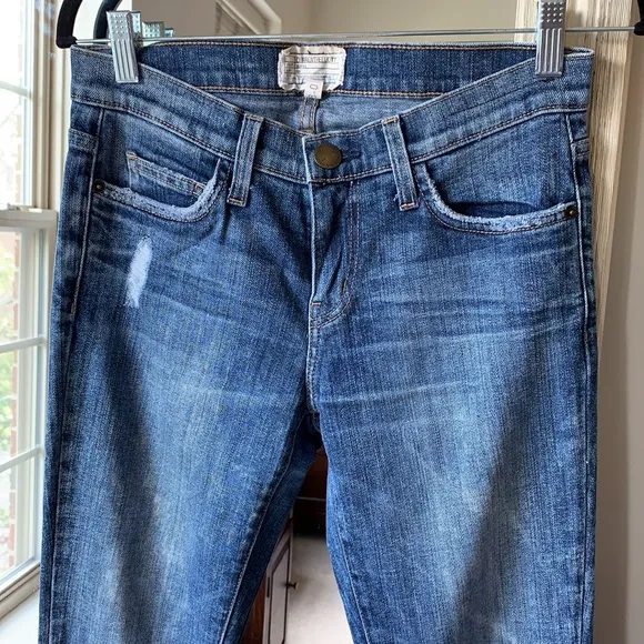 CURRENT/ELLIOTT The Ankle Skinny in Heartbreak Destroy skinny jeans (26) ✨