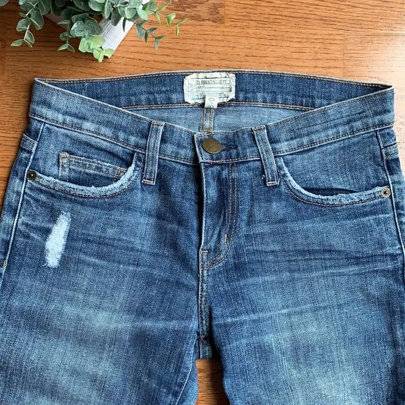 CURRENT/ELLIOTT The Ankle Skinny in Heartbreak Destroy skinny jeans (26) ✨
