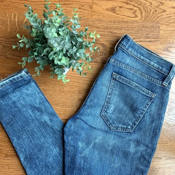CURRENT/ELLIOTT The Ankle Skinny in Heartbreak Destroy skinny jeans (26) ✨