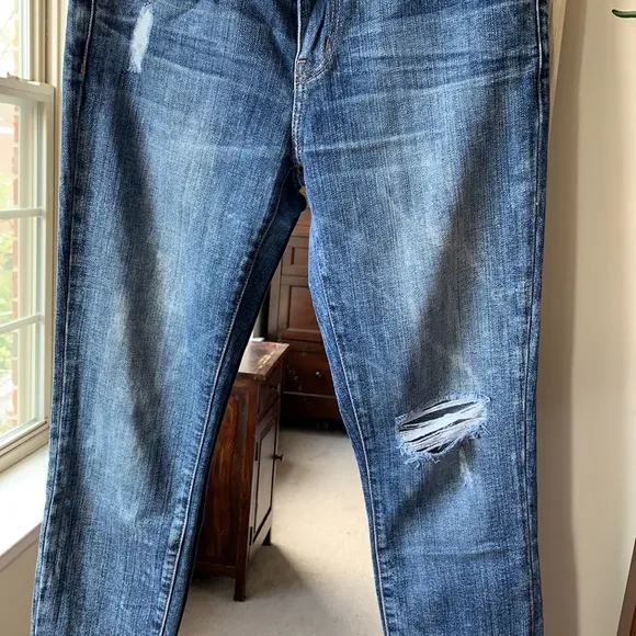 CURRENT/ELLIOTT The Ankle Skinny in Heartbreak Destroy skinny jeans (26) ✨