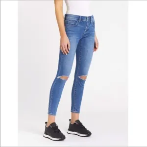CURRENT/ELLIOTT The Stiletto Ripped Skinny Jeans 2 Year Destroyed NWT 32