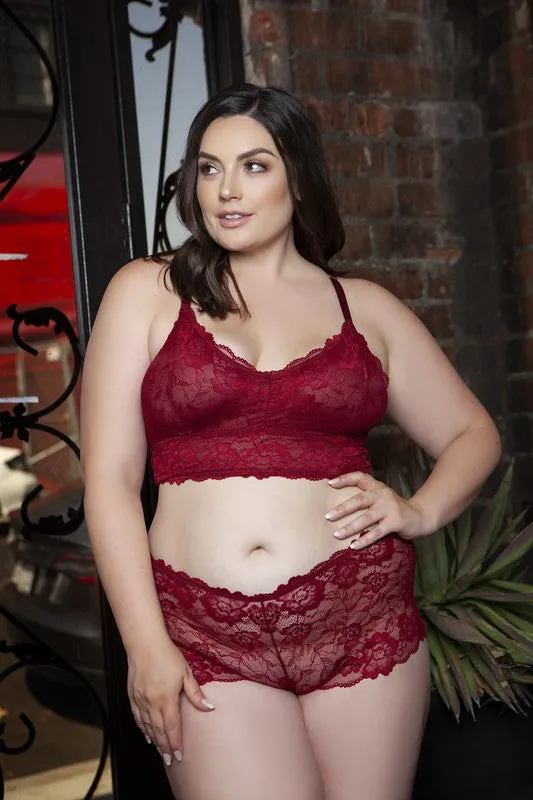 CURVY // Cindy Cami Set Deep Royal