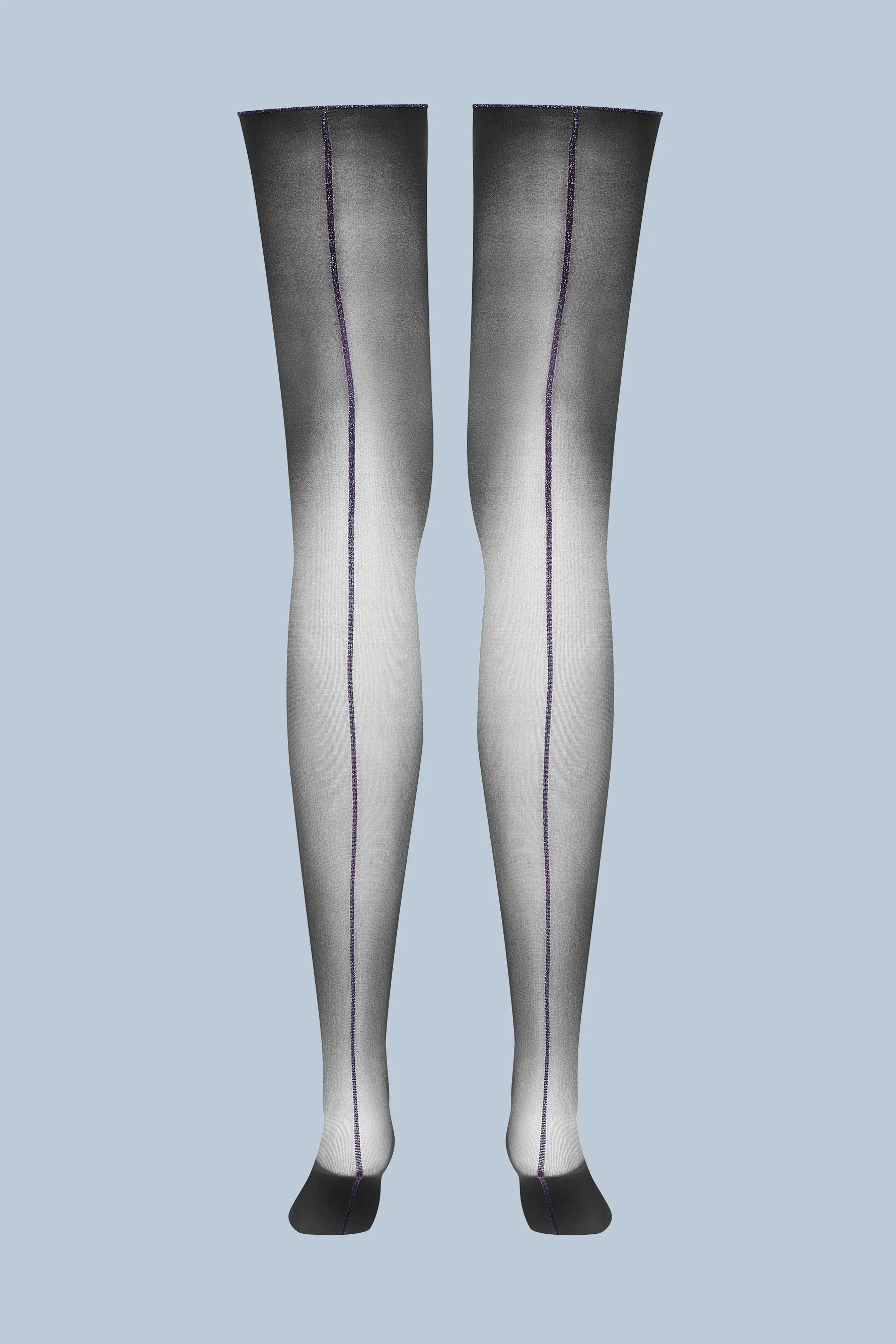 Cut And Curled Stockings With Lurex Back Seam - 24 Secret Days