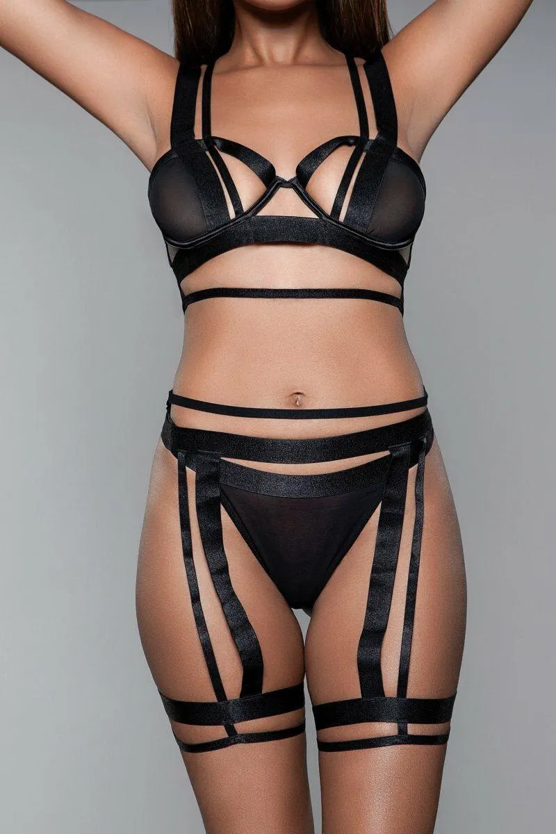 Cut Out Cup Bralette Set