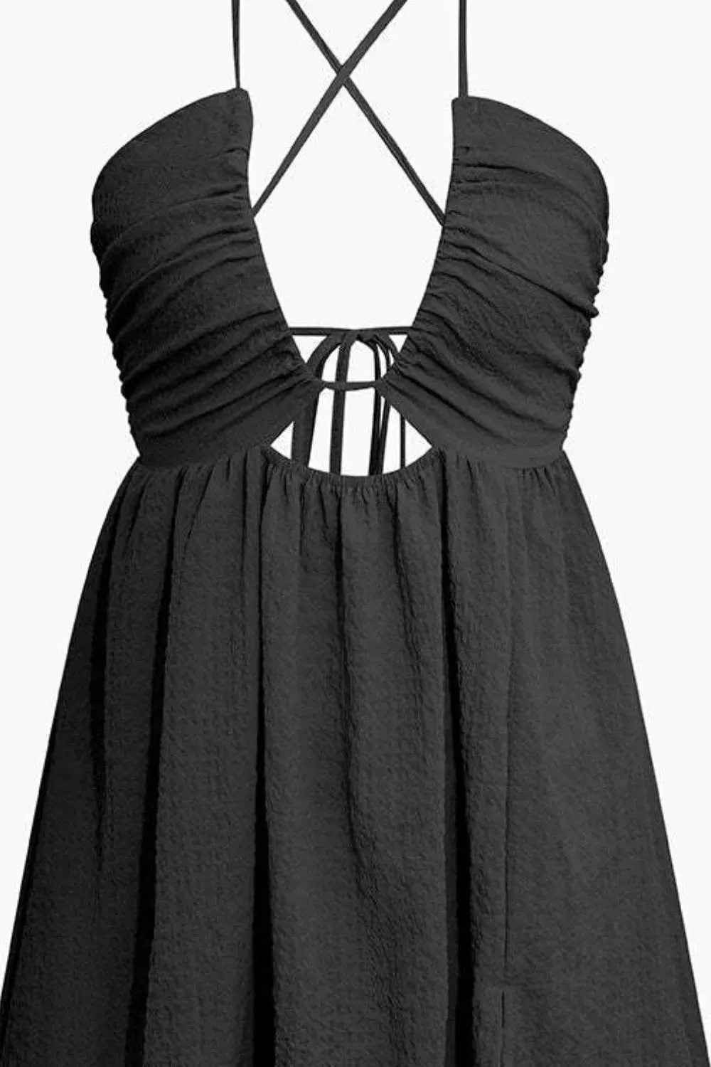 Cutout Slit Sleeveless Cami Dress