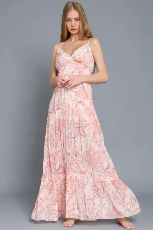 D119 V TIER MAXI DRESS