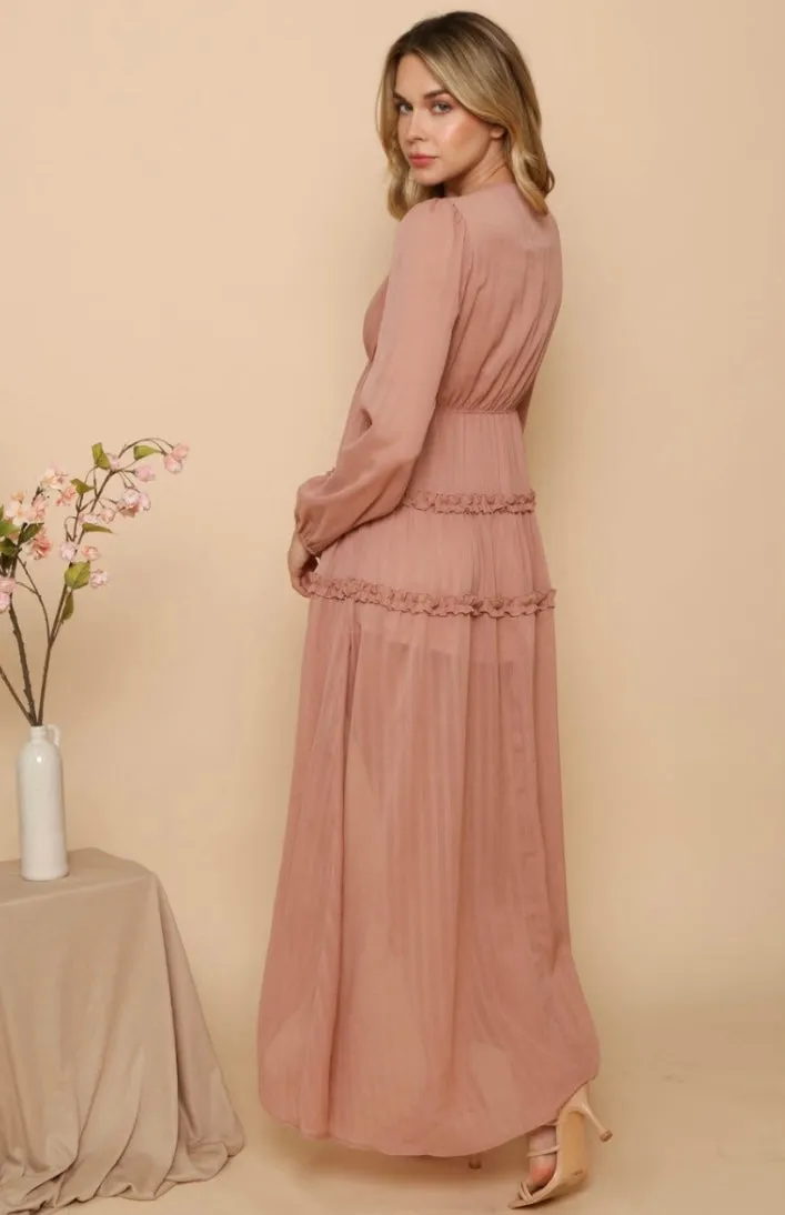 Dakota Dusty Peach Maxi Dress
