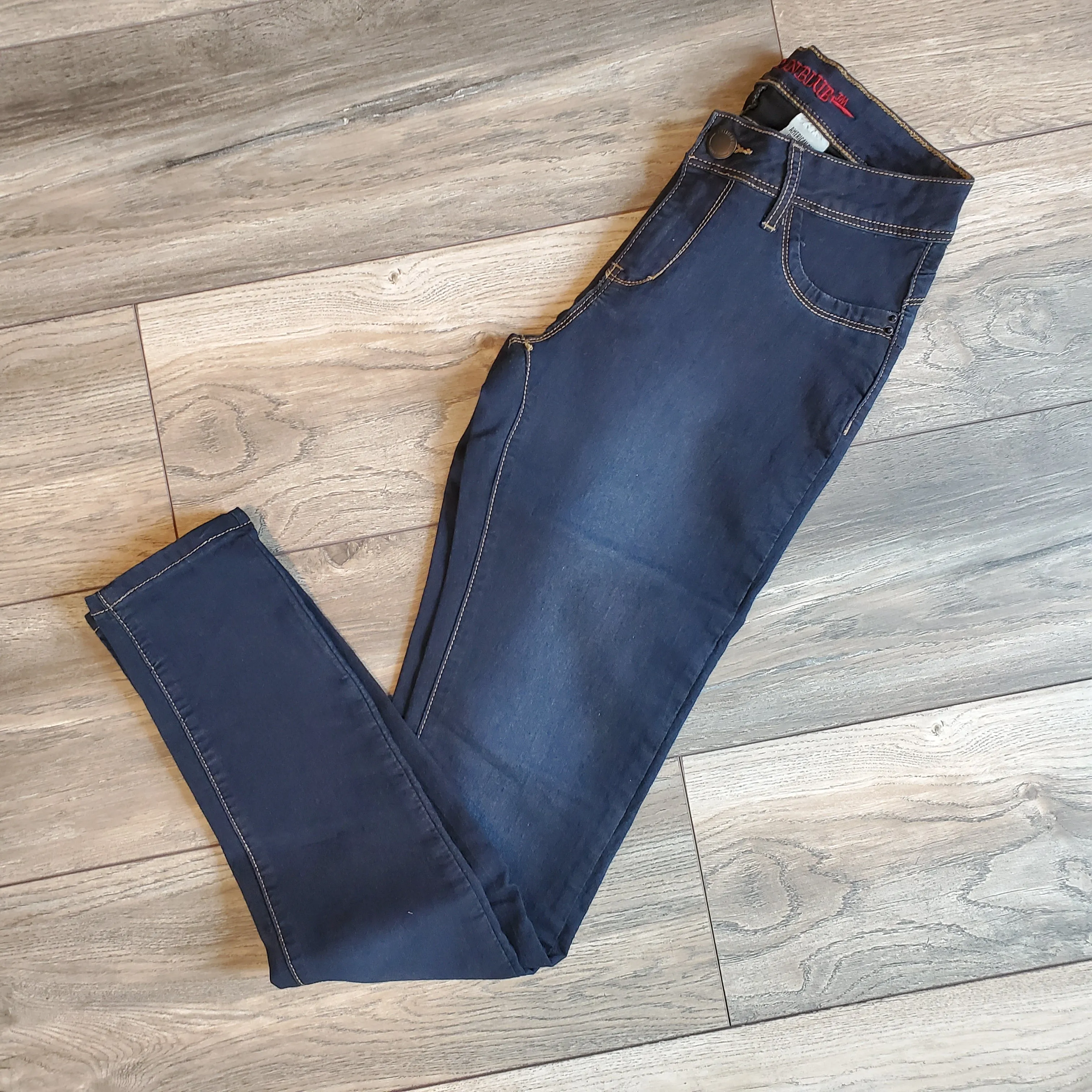 Dark Blue Denim Skinny Jeans