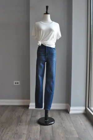 DARK DENIM CLASSIC STYLE SKINNY JEANS