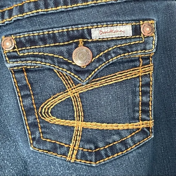 David Kahn Straight Leg Blue Denim Jeans Size 29