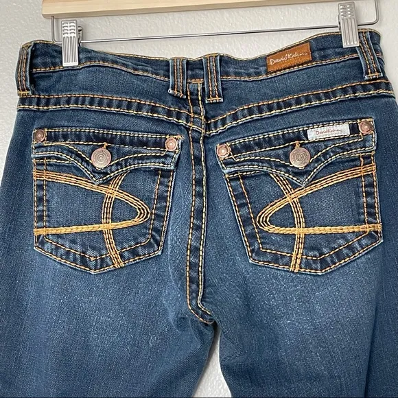 David Kahn Straight Leg Blue Denim Jeans Size 29