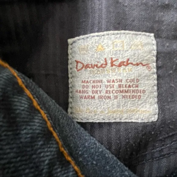 David Kahn Straight Leg Blue Denim Jeans Size 29