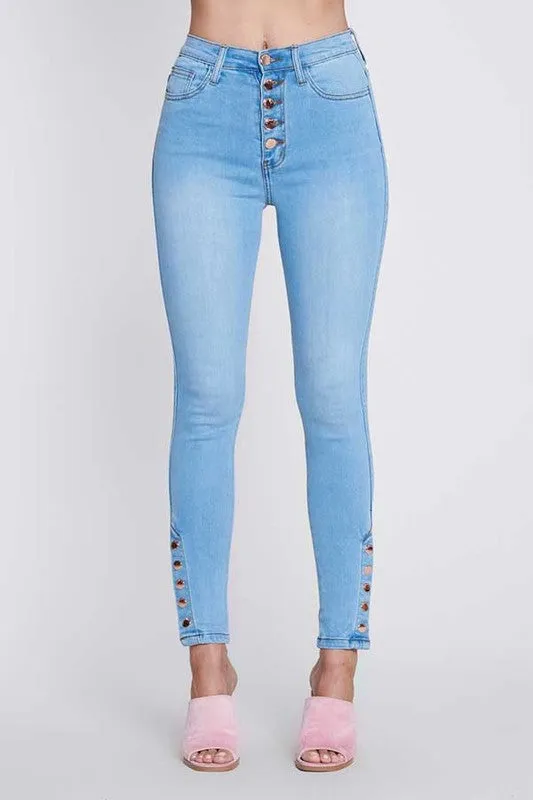 Deanna Ankle Snap Jeans