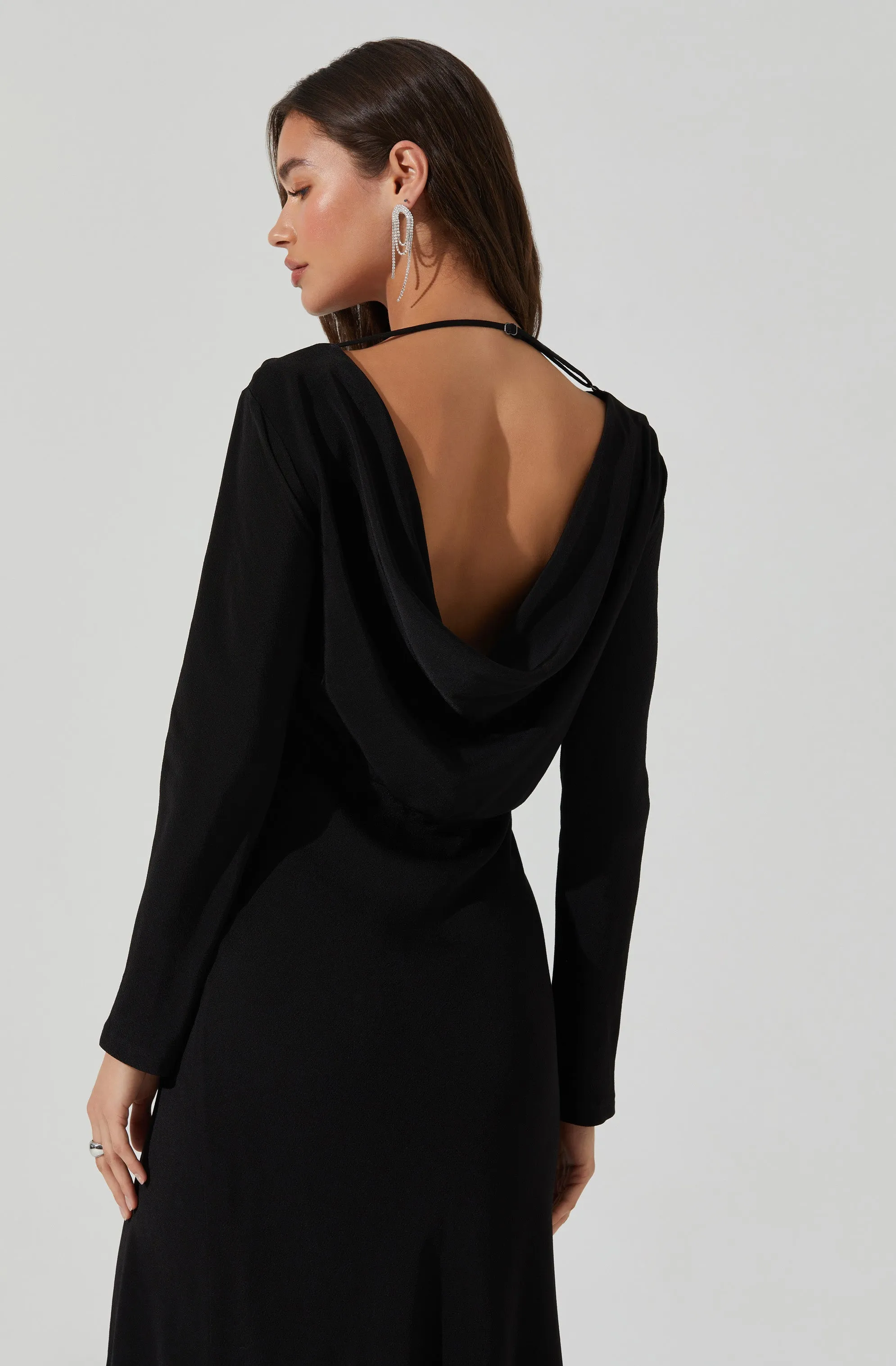 Decima Cowl Neck Maxi Dress