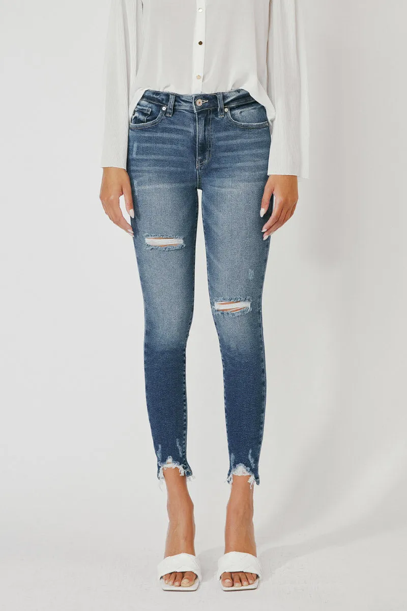 Declan High Rise Ankle Skinny Jeans