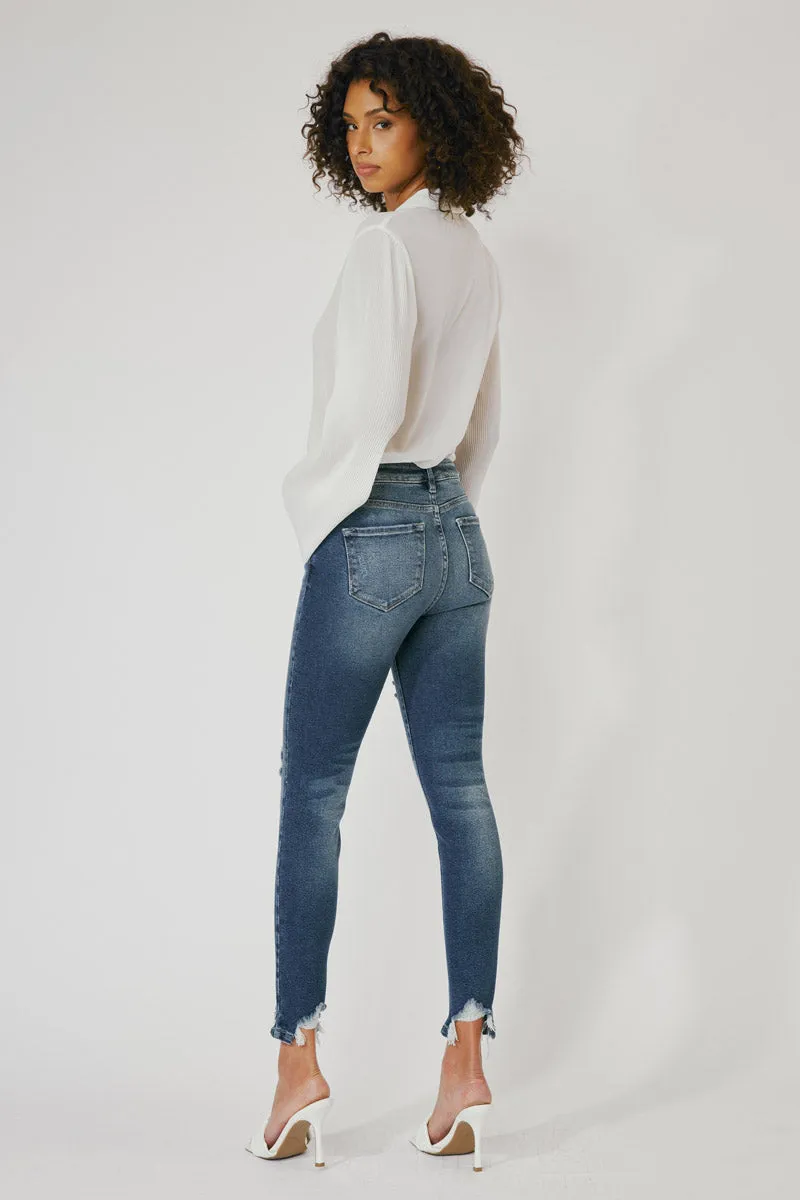 Declan High Rise Ankle Skinny Jeans