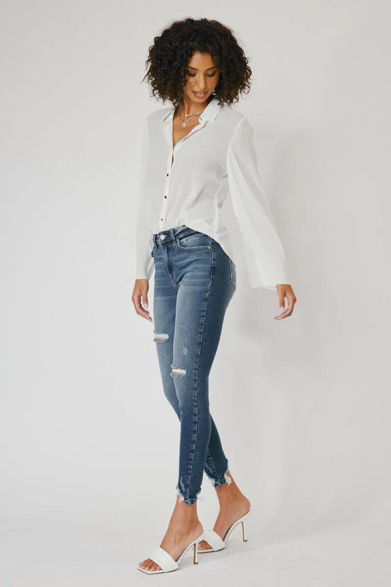 Declan High Rise Ankle Skinny Jeans
