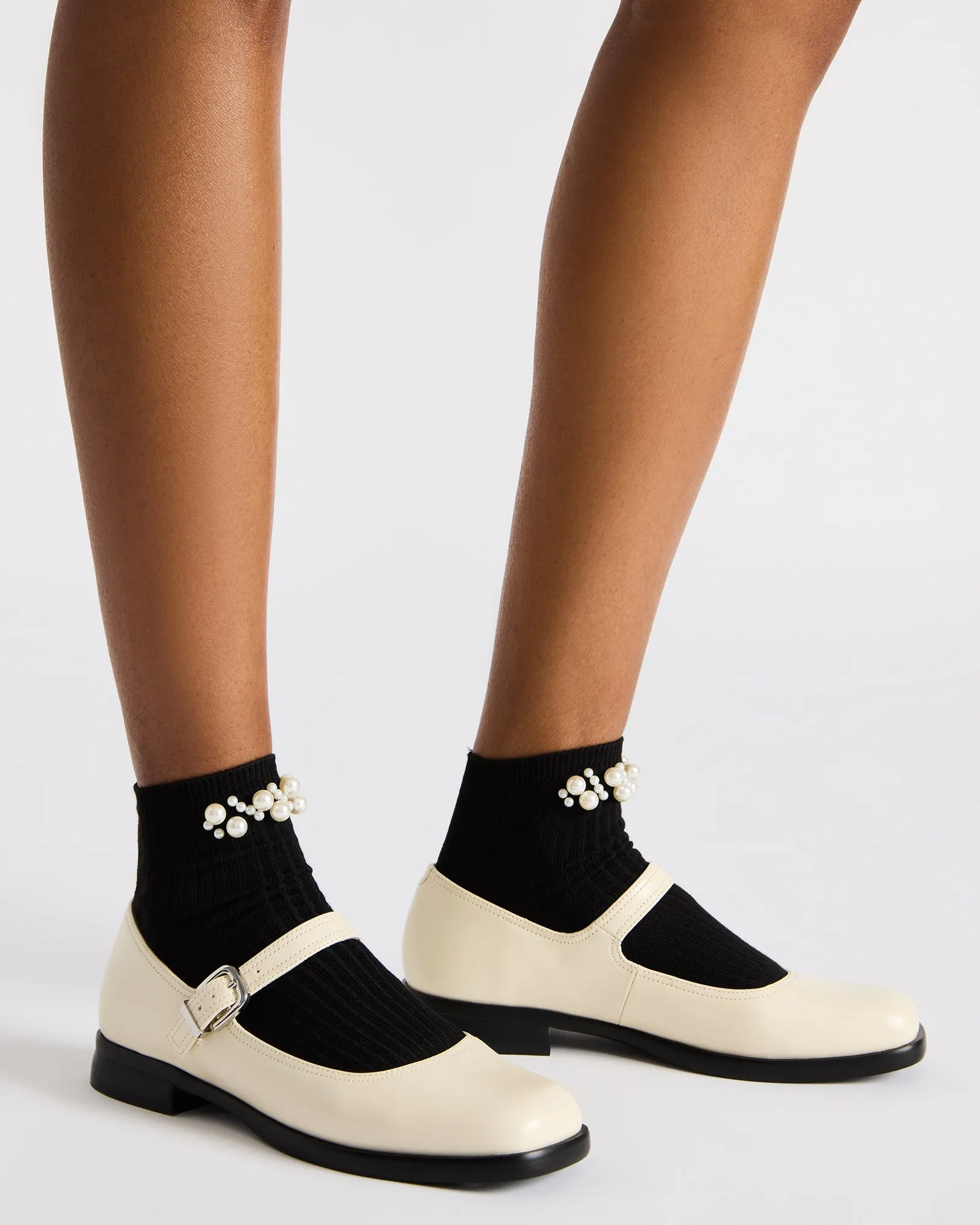DELANCY BONE LEATHER