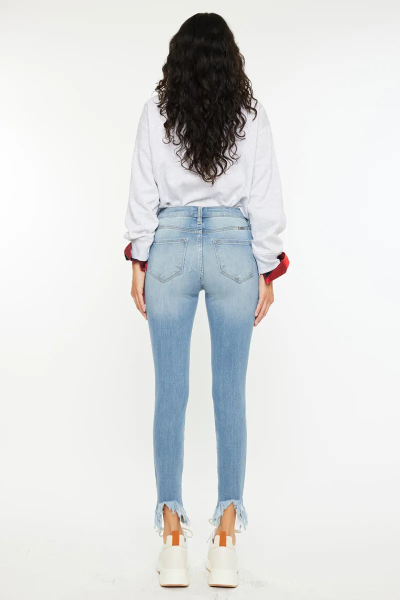 Delilah High Rise Ankle Skinny Jeans