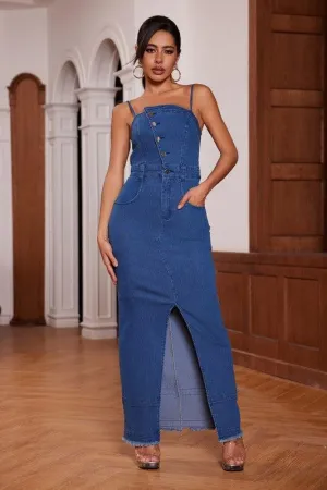 Denim Maxi Dress