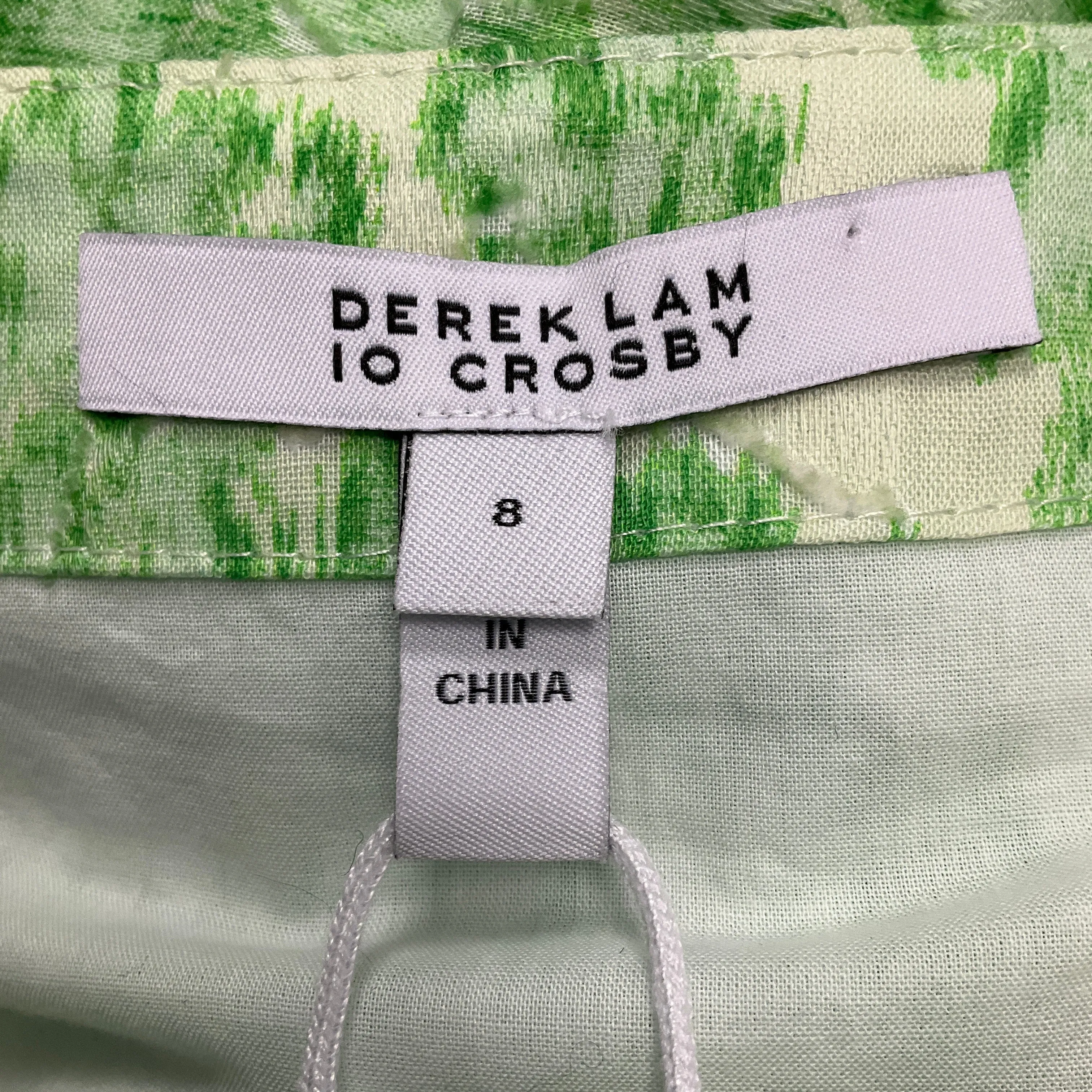 Derek Lam 10 Crosby Green Philippa Puff Sleeve Maxi Dress