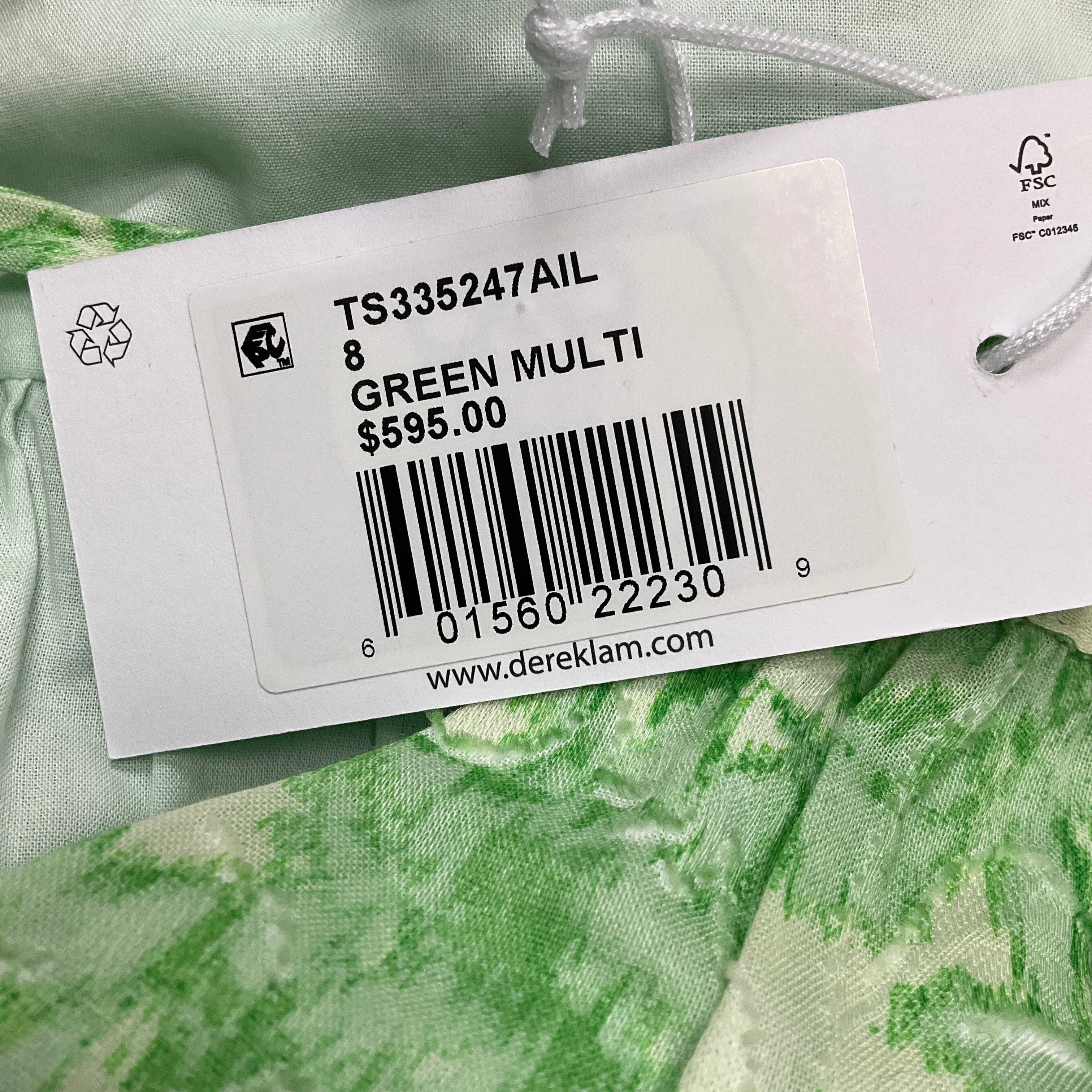 Derek Lam 10 Crosby Green Philippa Puff Sleeve Maxi Dress