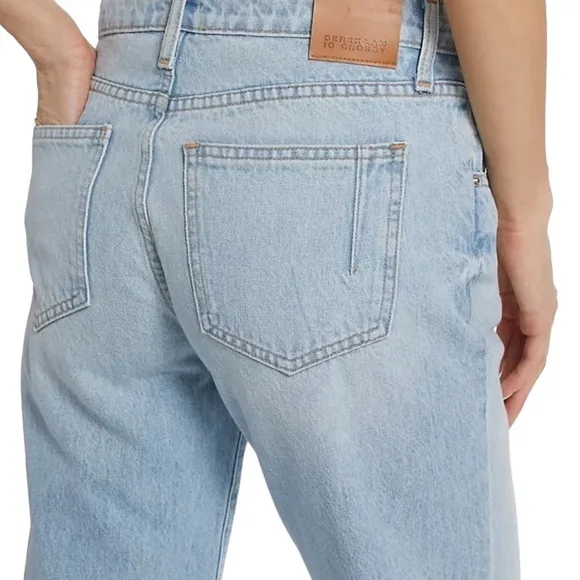 DEREK LAM 10 Crosby - Sofia Relaxed Straight Leg Jeans Size 28