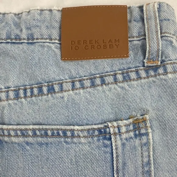 DEREK LAM 10 Crosby - Sofia Relaxed Straight Leg Jeans Size 28