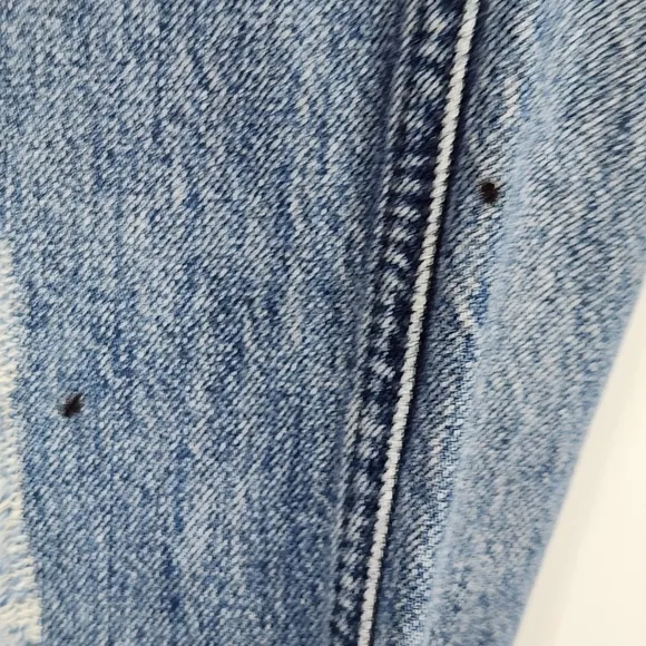 Diesel Rizzo Destroyed Slim Straight Jeans Low Waist Ripped Slouchy 23