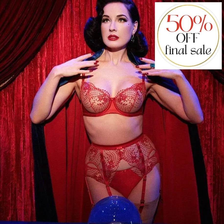 Dita Von Teese Julie's Roses UW Bra D59019