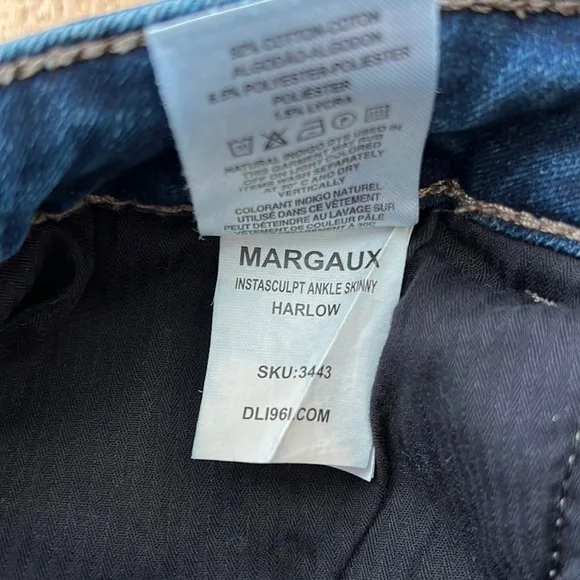 DL1961 Margaux Instasculpt Skinny Ankle Harlow