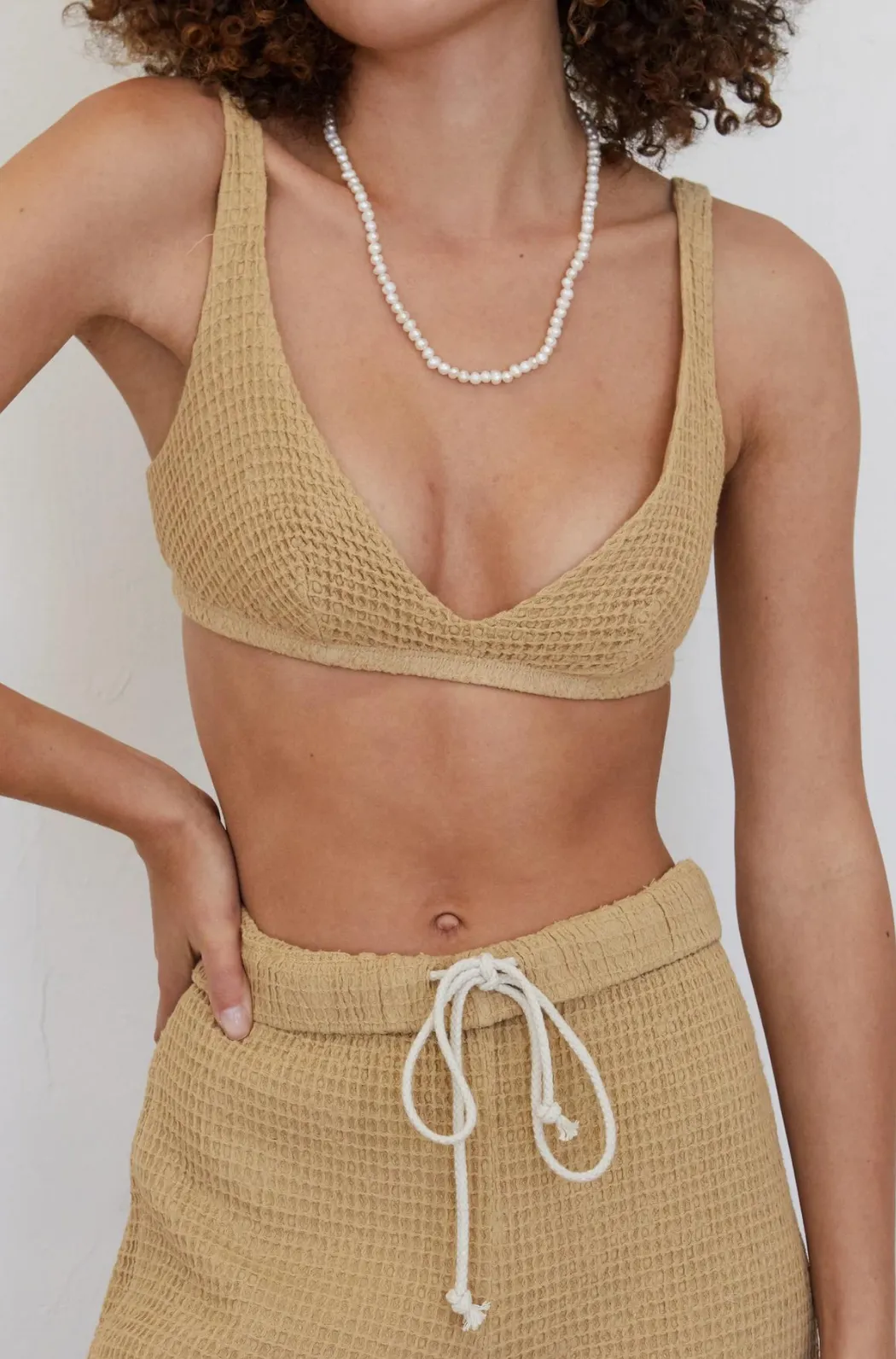 DONNI Waffle Bralette