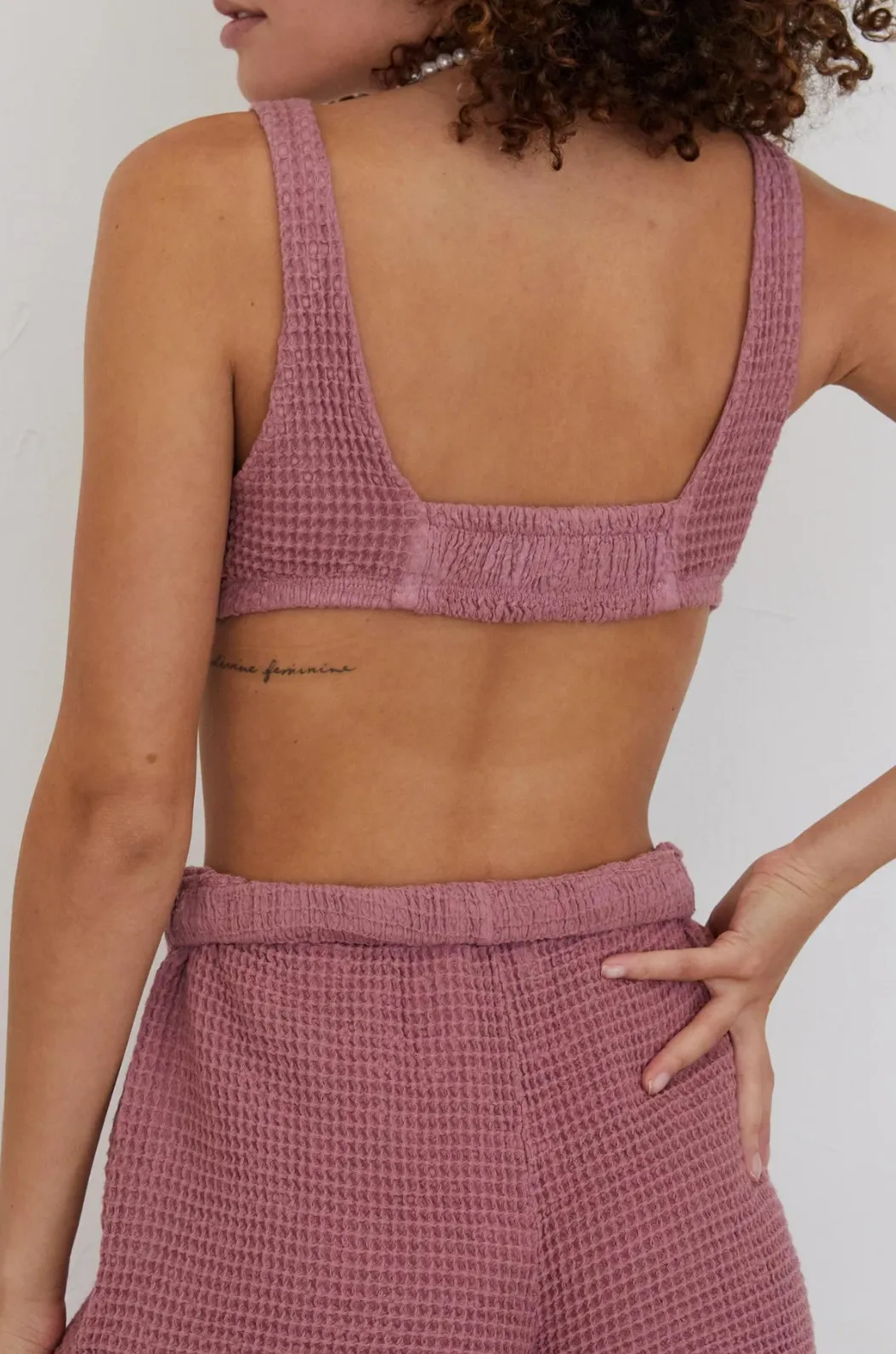 DONNI Waffle Bralette