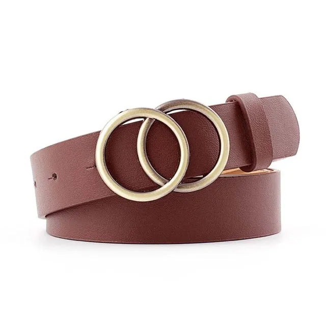 Double Circle Buckle Belt