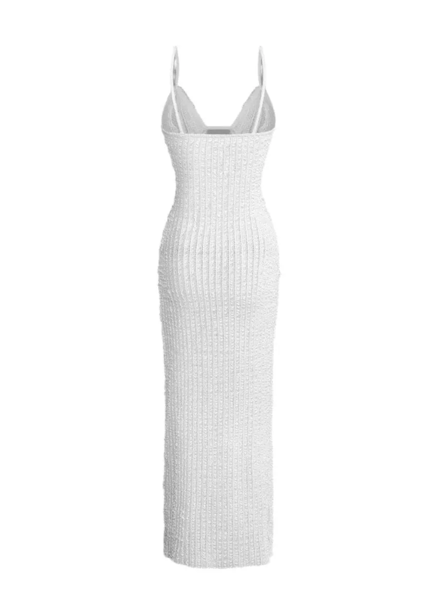 Double Slit Maxi Dress