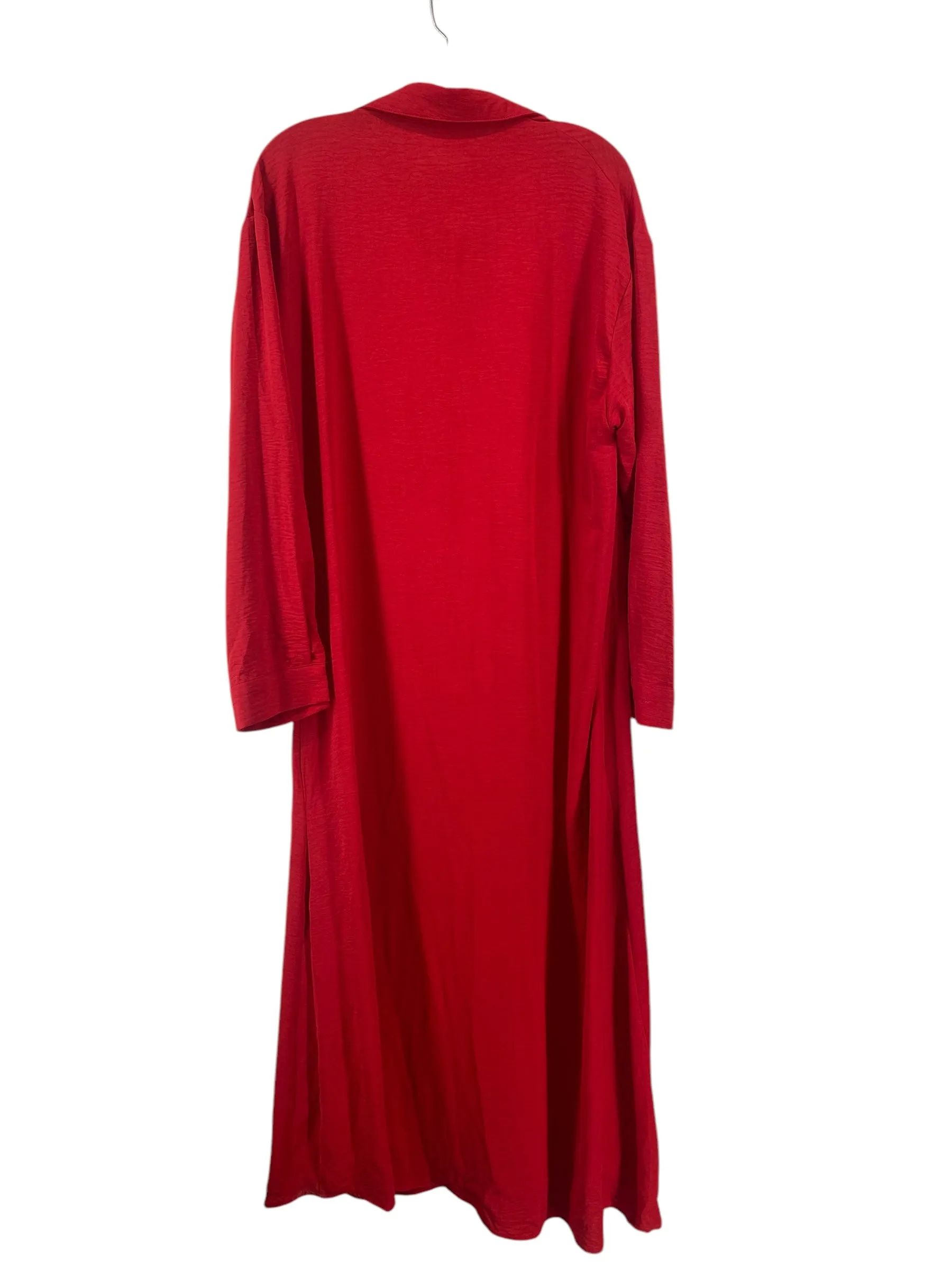 Dress Casual Maxi By Clothes Mentor In Red, Size: L