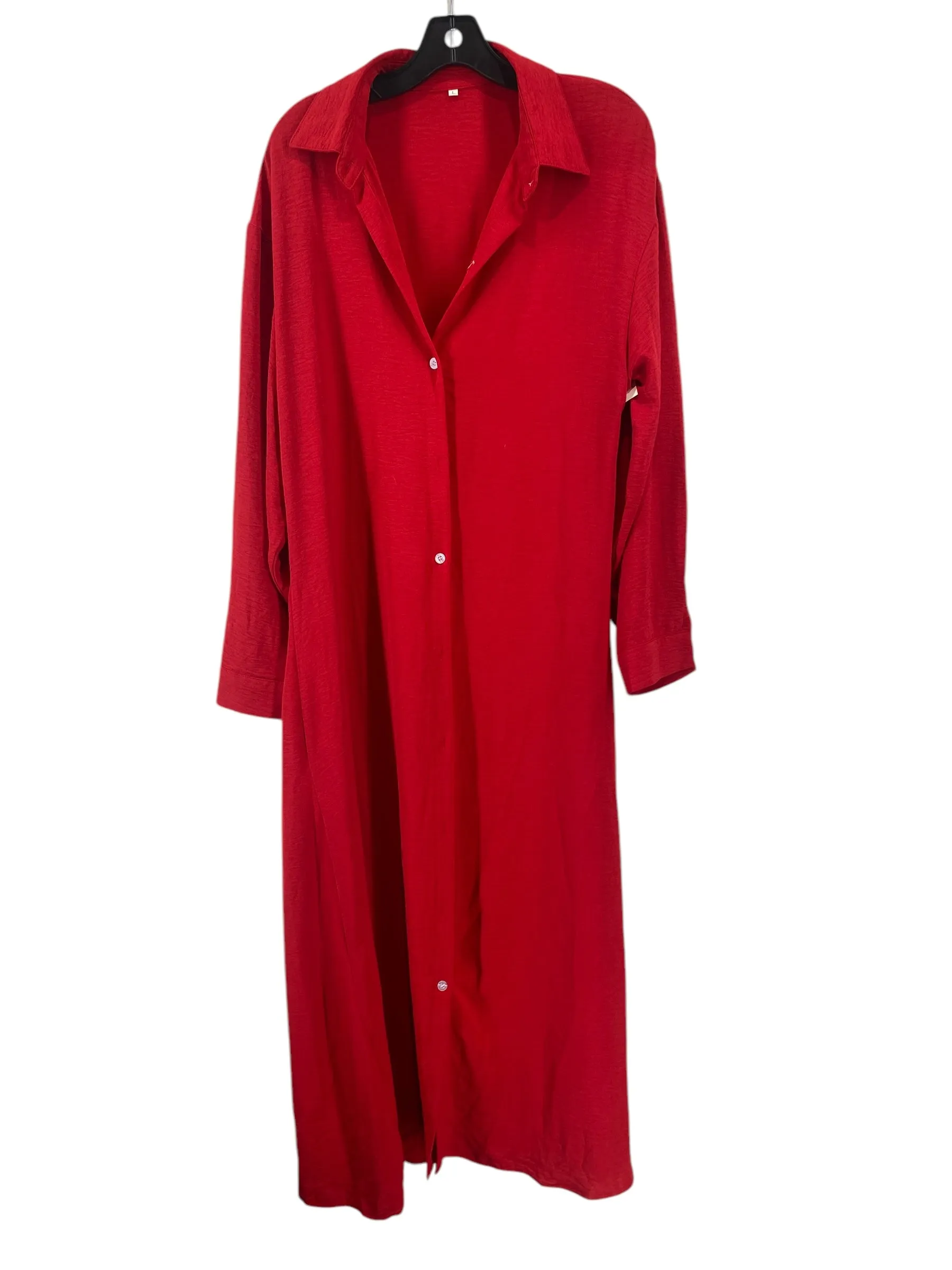 Dress Casual Maxi By Clothes Mentor In Red, Size: L